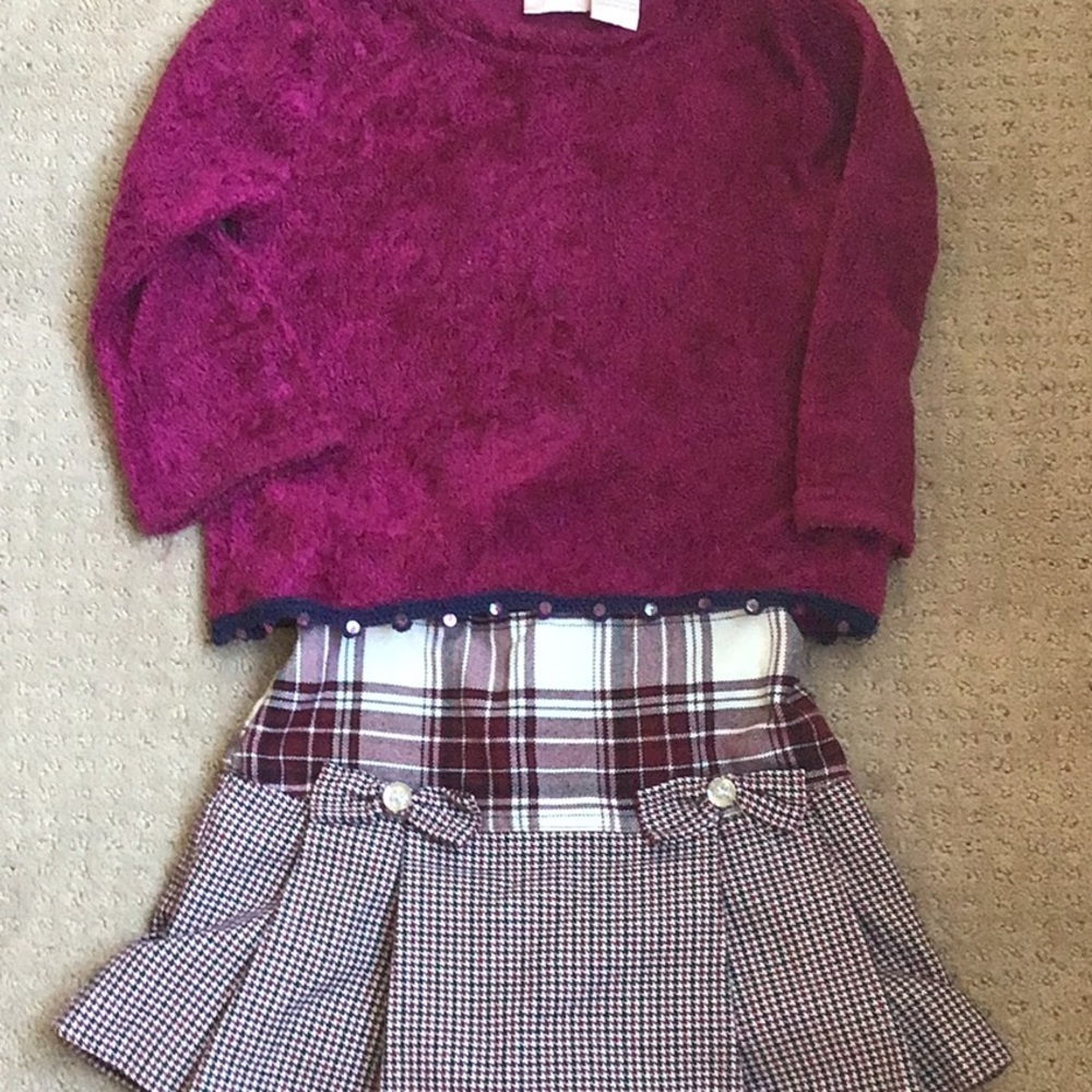 Sweater and skirt - size 4